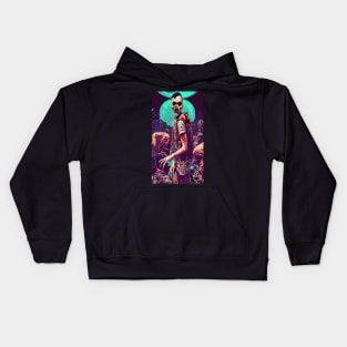 Zombie Punk Freak Halloween Kids Hoodie